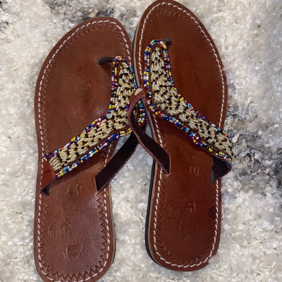 African Maasai sandals - Picture 3 of 3